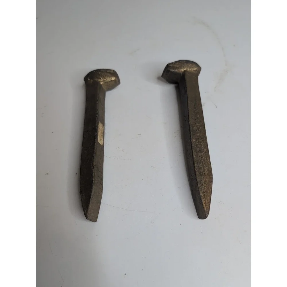 2 Vintage Railroad Spikes 6